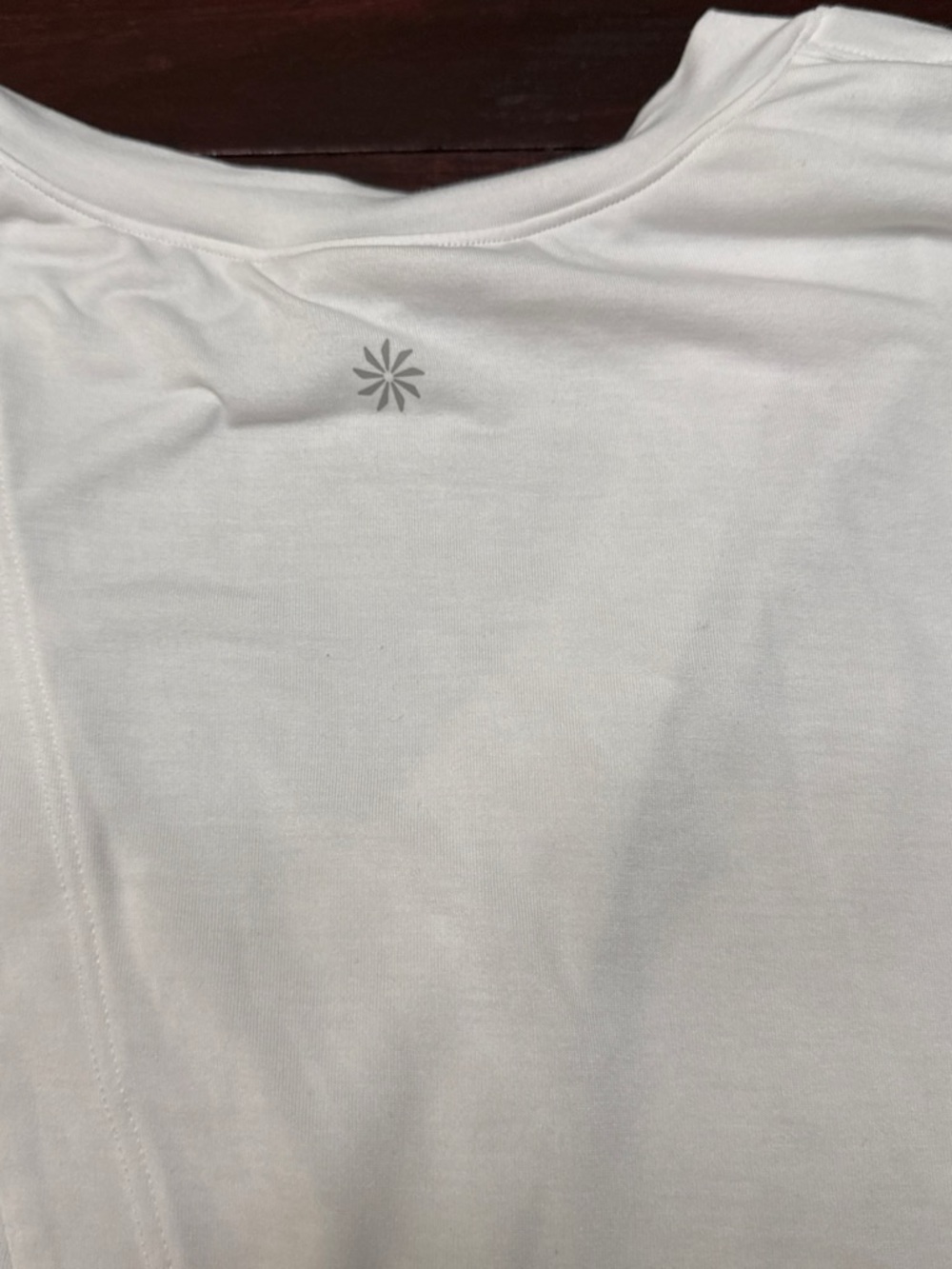 Athleta White V-Neck Layered Tank - Picture 4 of 4
